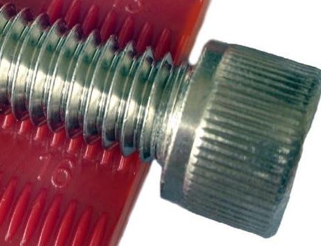 Nut and Bolt Thread Checker : Plate Style rear nut checking thread density process 